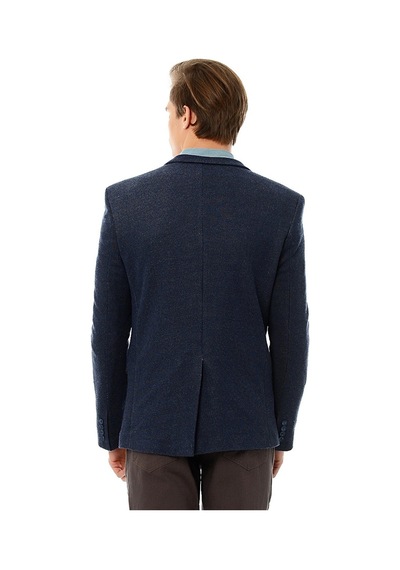 Sposo G-187 Dar Kalıp Örme Kumaş Lacivert Erkek Blazer Ceket Lacivert Sposo G-187 Dar Kalıp Örme Kumaş Lacivert Erkek Blazer Ceket Lacivert