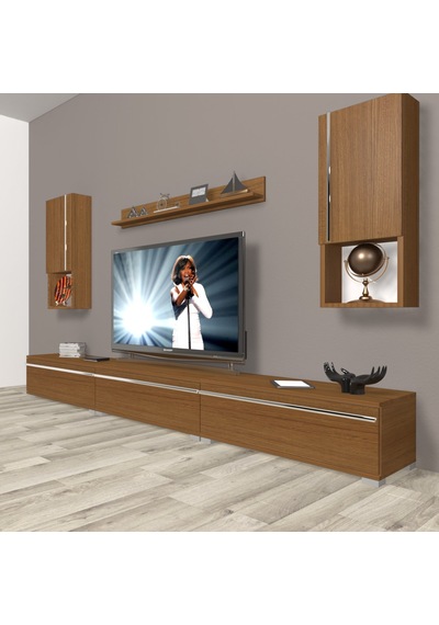 Decoraktiv Eko 270ta Mdf Tv Ünitesi Tv Sehpası Ceviz