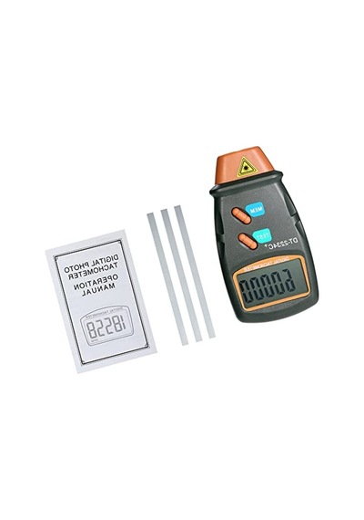 Lcd Ekranlı Dijital Devir Sayısı Ölçer, Lazerli Temassız Takometre, 2.5 Rpm-99,999 Rpm