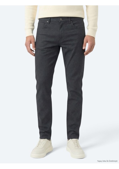 Kip Erkek Siyah Dokuma Regular Fit Casual Pamuk Karışımlı Pantolon Siyah Kip Erkek Siyah Dokuma Regular Fit Casual Pamuk Karışımlı Pantolon Siyah