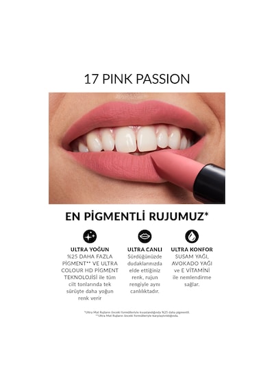 Ultra Mat Ruj - Pink Passion Diğer
