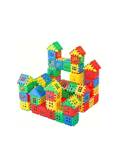 Puzzle City 3d Yapı Ve Tasarım Blokları Eğitici Oyuncak Eğitici Oyuncak, Adet, 64