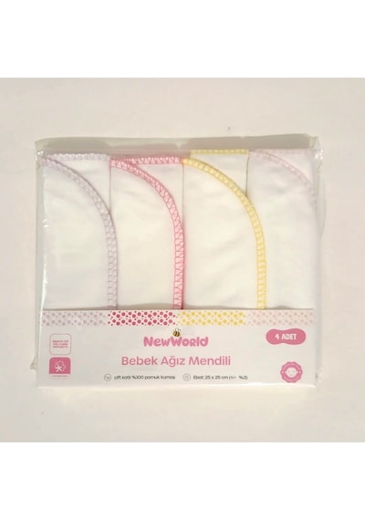 Bebek Ağız Mendili 4'lü