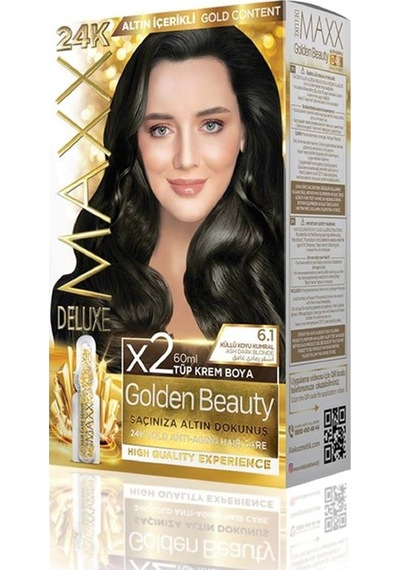 Maxx DeluxeSet Boya Golden Altın İçerikli6.1 Küllü Koyu Kumra