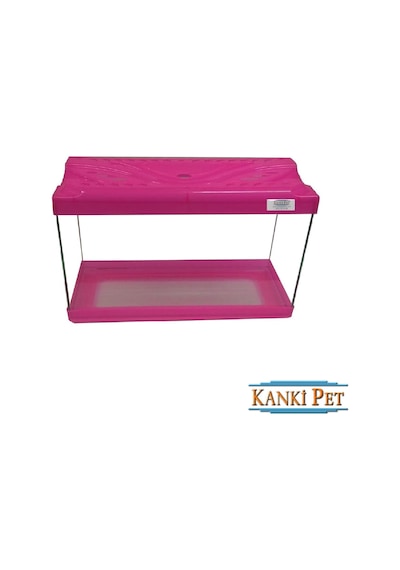 Kanki Pet 30 Cm Akvaryum Hazır Set 3018 Pembe