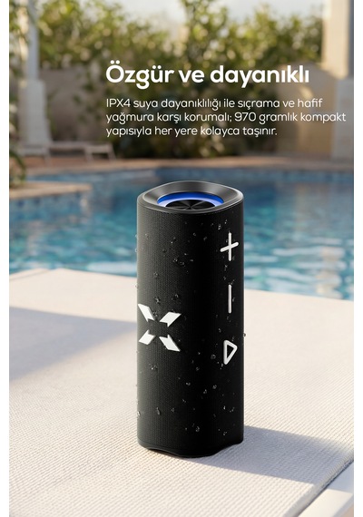 Obli 6 Bluetooth Hoparlör 50w Rms, Işıklı, 6000 Mah, Tws, Ipx4, Bt 5.3 X6706