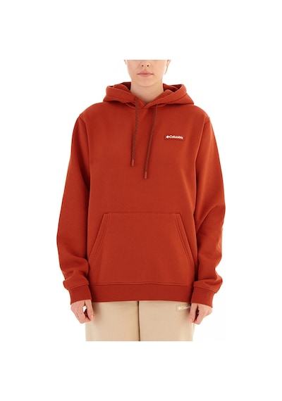 Columbia Csc U Marble Canyon Heavyweight Fleece Unisex Kapüşonlu Sweatshirt-5974 Kiremit
