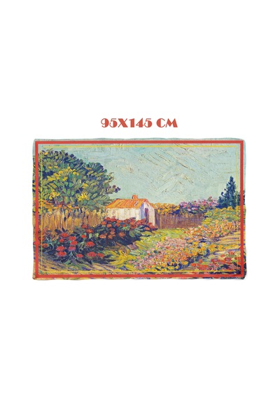 Canvas Summer Desen İç Göstermeyen Saten Pareo Çok Renkli