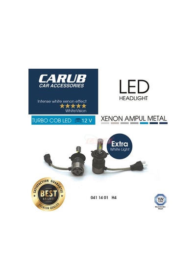 Carub Led Xenon Far Ampülü Şimşek Etkili H4