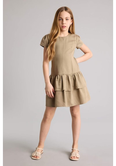 Defacto Gabardin Elbise Kız Çocuk H0720a826spkh21 Haki-kh21 Defacto Gabardin Elbise Kız Çocuk H0720a826spkh21 Haki-kh21