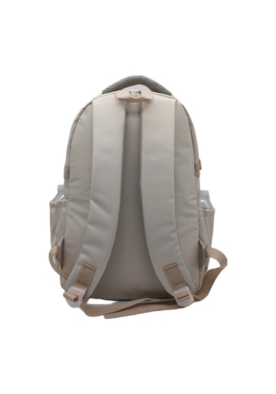Okul Çantası Suya Dayanıklı Kumaş Unisex Okul Sırt Çantası Bej 34500