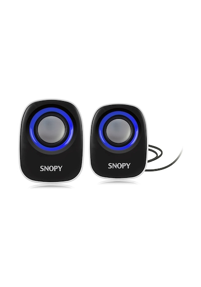 Snopy Sn-120 Beyaz-Mavi Usb Mini Hoparlör