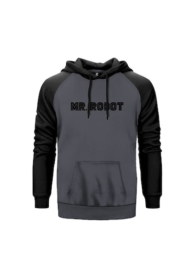 Mr. Robot Kırmızı Renk Reglan Kol Sweatshirt