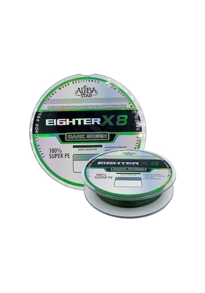 Albastar Eighter 8x 0.18 Mm 150m 8 Örgü İp Misina Yeşil 18.0 Kg Çeker
