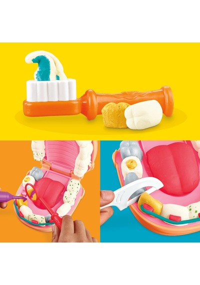 Play-doh Drill 'n Fill Diş Hekimi Oyun Hamuru Seti, 3 Yaş Ve Üzer Çok Renkli