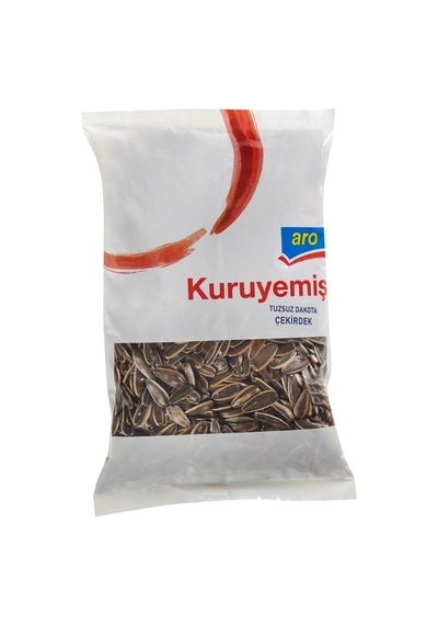 Aro Siyah Çekirdek 400 G Tuzsuz - Dakota Çekirdeği 8'li Avantaj Paketi - 8 Adet Tarı
