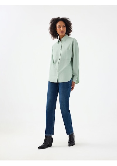 LOFT Loose Fit Kadın Gömlek U.kol Lf2041855 Q1.v1 Çok Renkli