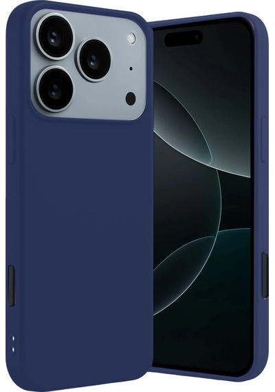 Apple Uyumlu iPhone 17 Pro Uyumlu First Silikon - Lacivert