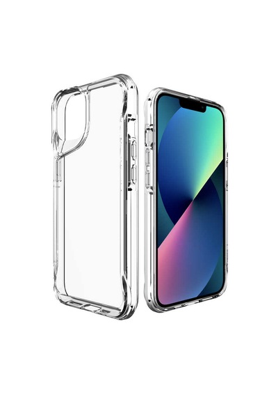 Apple Uyumlu iPhone 15 Kılıf Köşe Korumalı Şeffaf Zırhlı Sert Kapak