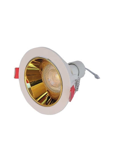Beyaz Altın Sıva Altı Spot Cob Led Armatür Gu10 5w Beyaz Işıklı Diğer