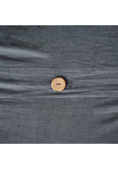 Soft Anthracite Çift Kişilik Nevresim Takımı - Antrasit Renkli