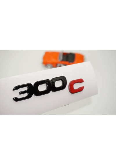 Dk Tuning 300c Bagaj Kırmızı Siyah Logo Arma Yazı Chrysler İle Uy