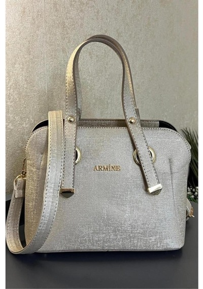 Armine 364 Omuz Askılı Kadın El Çanta Bronz
