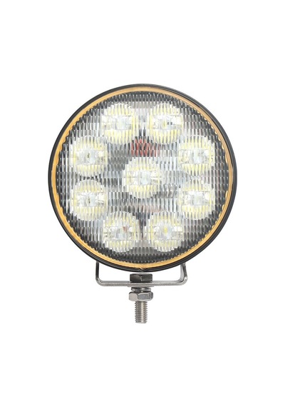 16w Yuvarlak 9 Ledli Kombo Sis Farı Off Road Çalışma Tekne Lambas
