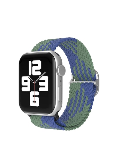 Newface - 940 - Apple Watch 38mm Star Kordon - Edntrend - - Yeşil-lacivert