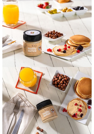 Nutty More %33 Fındık Parçacıklı Fındık Ezmesi 200 Gr
