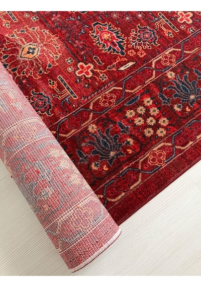 Andromeda Halı Artline Serisi H0188c Salon Oturma Yatak Odası Halısı Kırmızı