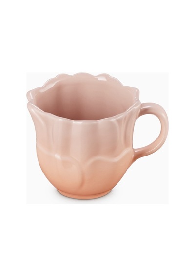 Le Creuset Seramik Çiçek Desenli Kupa Peche