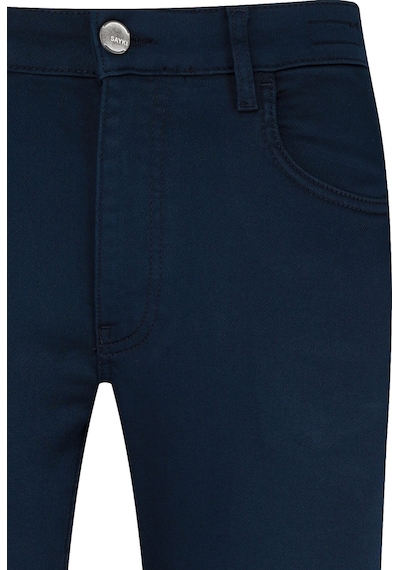 Hatemoğlu Lacivert Slim Fit Pamuklu 5 Cep Kanvas Pantolon 35383 Lacivert