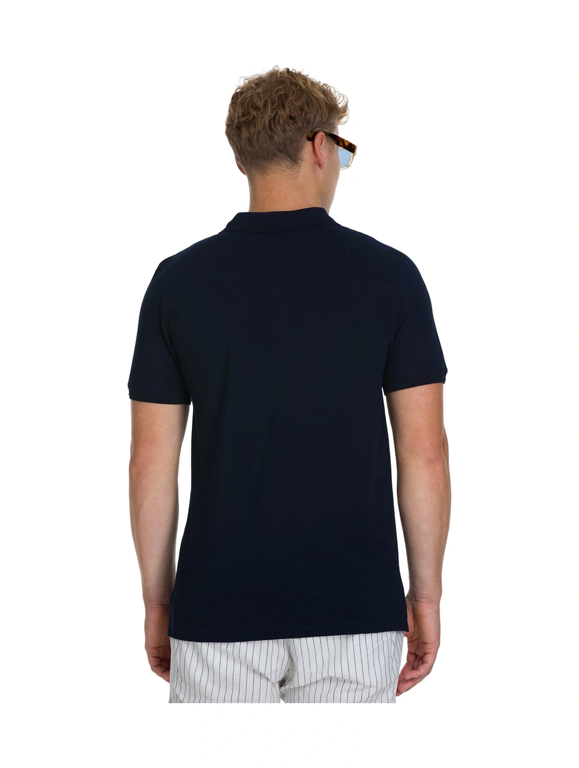 Hatemoğlu Lacivert Regular Fit 100% Pamuklu Polo Yaka Tişört 35214 659126