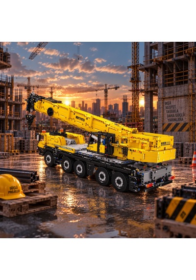 Mould King 17073 LTM 1110 Mobil Vinç Yapım Seti | 3.218 Parça