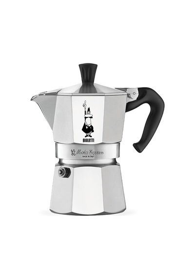 Bialetti - Express: 3 Cups Ocak Üstü Espresso Pişirici - 130ml - Gümüş Renk - Alüminyum Gövde - Patentli Güvenlik Valfi - Tüm Ocak Türleri İçin Uygundur İndüksiyon Hariç Sku: Mır8690010147851