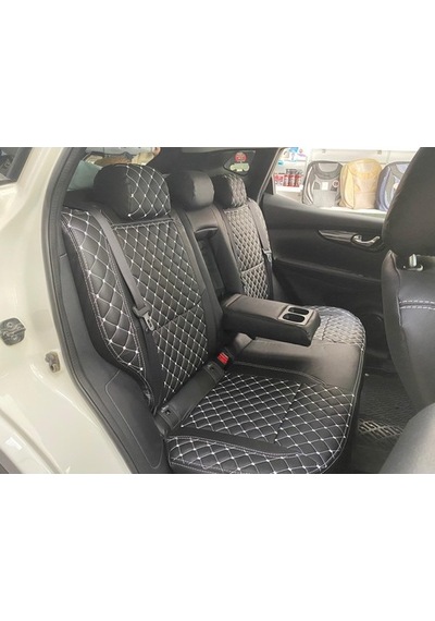 Nissan Qashqai 2017 Araca Özel Deri Oto Koltuk Kılıfı (438885185)
