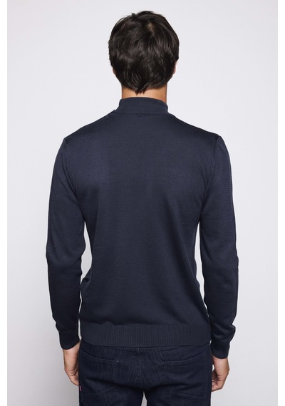 Tudors Slim Fit Dar Kesim Yarım Balıkçı Yaka Tüylenmeyen Yumuşak Dokulu Lacivert Erkek Kazak-28765-lacivert Lacivert Tudors Slim Fit Dar Kesim Yarım Balıkçı Yaka Tüylenmeyen Yumuşak Dokulu Lacivert Erkek Kazak-28765-lacivert Lacivert