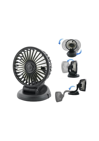 Araç Araba Otomobil Mini Vantilatör Fan Pervane Soğutucu 12v Fan20