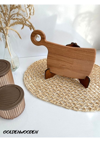 Doğal Ahşap Sunum Tabağı Geçme Ahşap Sunumluk Kayın/gürgen Boy:34cm En:17,5cm Boy:29cm En:14cm