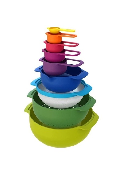 Joseph Joseph Nest 9 Plus Karıştırma Kase Seti - Çok Renkli Diğer