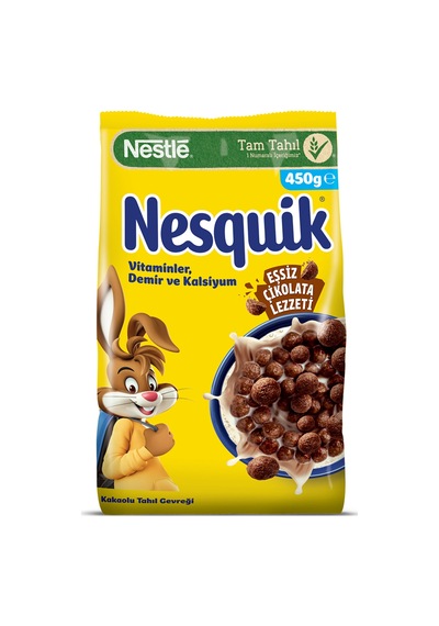 Nestle Nesquik Kakaolu Buğday Ve Mısır Gevreği 450 G 4'li Avantaj Paketi Mıchu