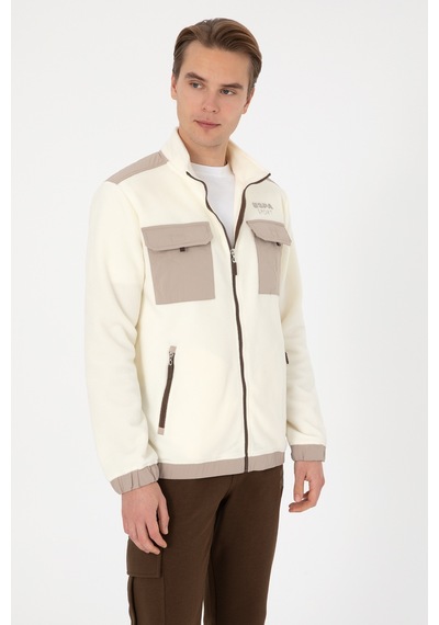 U.s. Polo Assn. Erkek Hırka Örme 50309979-vr256 İnci