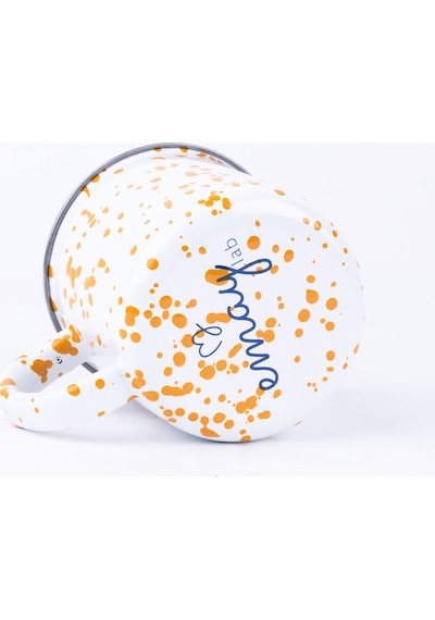 Emaylab Speckles Emaye Kupa Hardal
