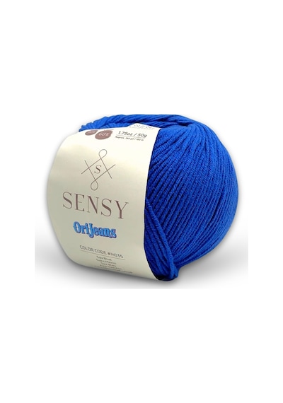 Premium Orijeans Amigurumi Ipi Punch Panç Baby Soft Cotton 50 Gr Jeans Örgü Ip Saks Mavisi