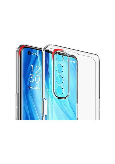 Oppo Reno 4 Pro 4G Kılıf Şeffaf Silikon Hibrit Case Renksiz