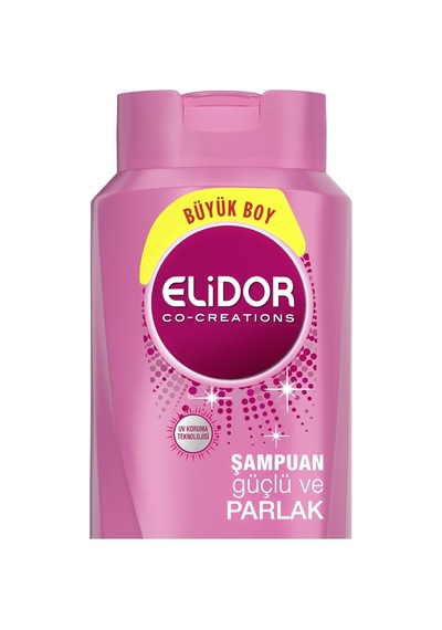 Elidor Güçlü ve Parlak Saçlar İçin Şampuan Büyük Boy 650 ML