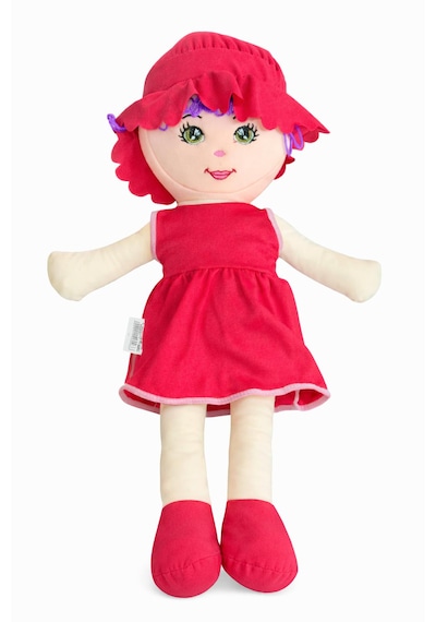 Kız Oyuncak Bebek Elbiseli Oyuncak Bez Bebek 60 Cm Bez Bebek Özel Yapım Premium Bebek 001