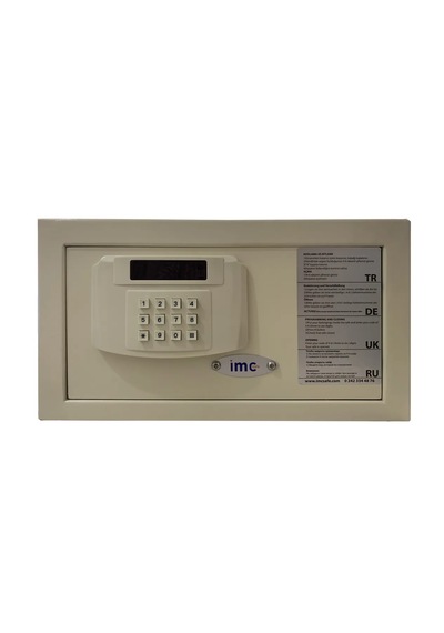 İmc Safe Elektronik Para Kasası Krem Renk