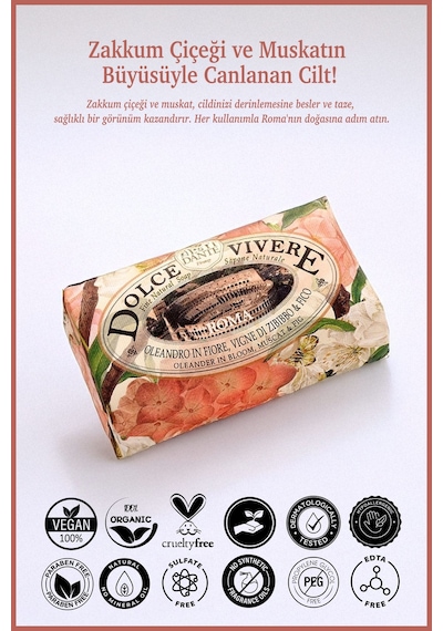 Nesti Dante Dolce Vivere Roma Vegan Bakım Sabun 250 G